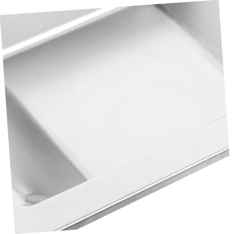 2 قطعة من صندوق الرماد الخارجي الفولاذ المقاوم للصدأ وسلة المهملات مع غطاء حاوية أعقاب السجائر - Image 4